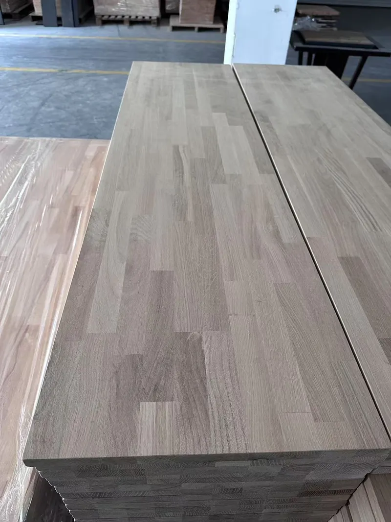 Unfinished wood countertop factory panel